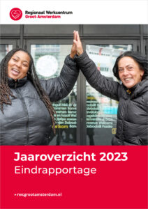 Cover Regionaal Werkcentrum Groot-Amsterdam Jaaroverzicht 2023